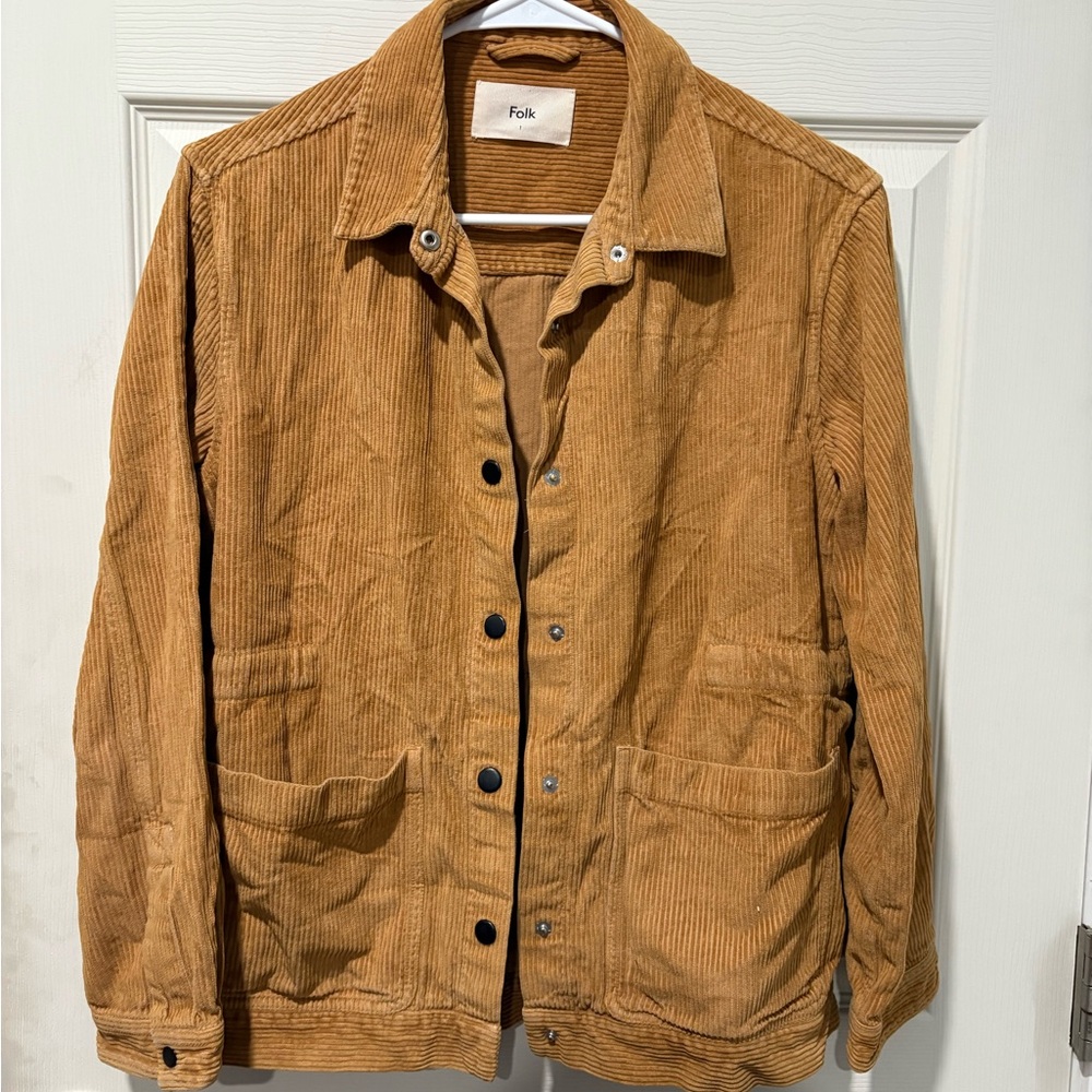 Folk Men's Tan Corduroy Jacket